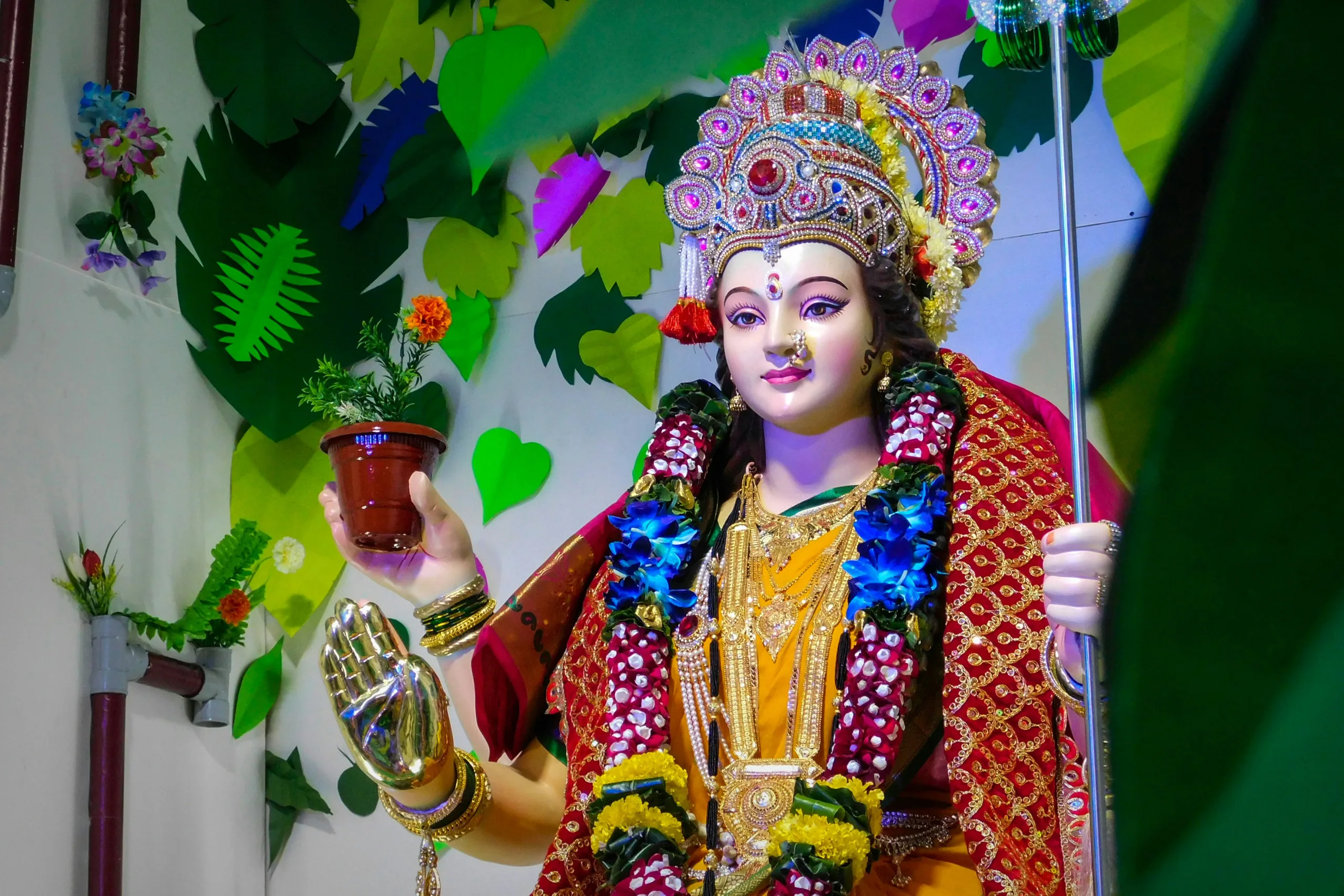 Idole ou statuette d'une divinité indou
