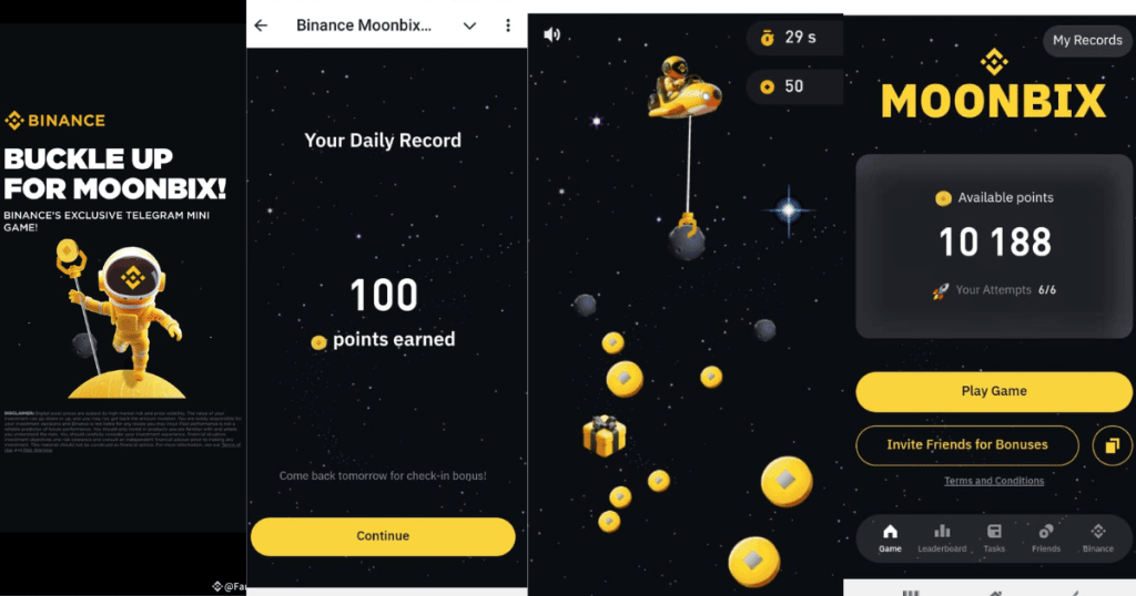 Béance Moonbix ; ce jeu qui vous fait gagner des millions