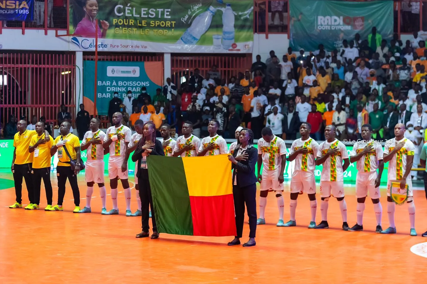 Photo de l'équipe du Bénin au Mara'Monde 2024 à Abidjan