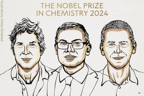 Le prix Nobel de chimie 2024 décerné à David Baker, Demis Hassabis et John M. Jumper