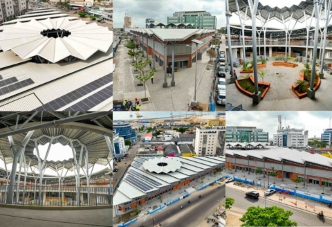 Images du nouveau marché de Ganhi : Un joyau architectural pour le Bénin