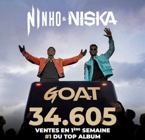 L'album "GOAT" de Ninho et Niska bat tous les records