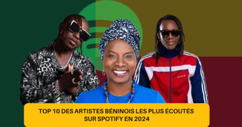 Top 10 des artistes Béninois les plus écoutés par mois sur Spotify (2024)