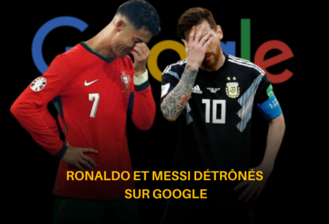 Ronaldo et Messi détrônés sur Google