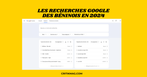 Baltazar, Paris Sportifs, Films... Le Top des Recherches des Béninois sur Google en 2024 !
