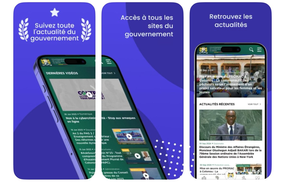 Actus Gouv Bénin : l’application mobile qui vous connecte aux actualités et opportunités au Bénin