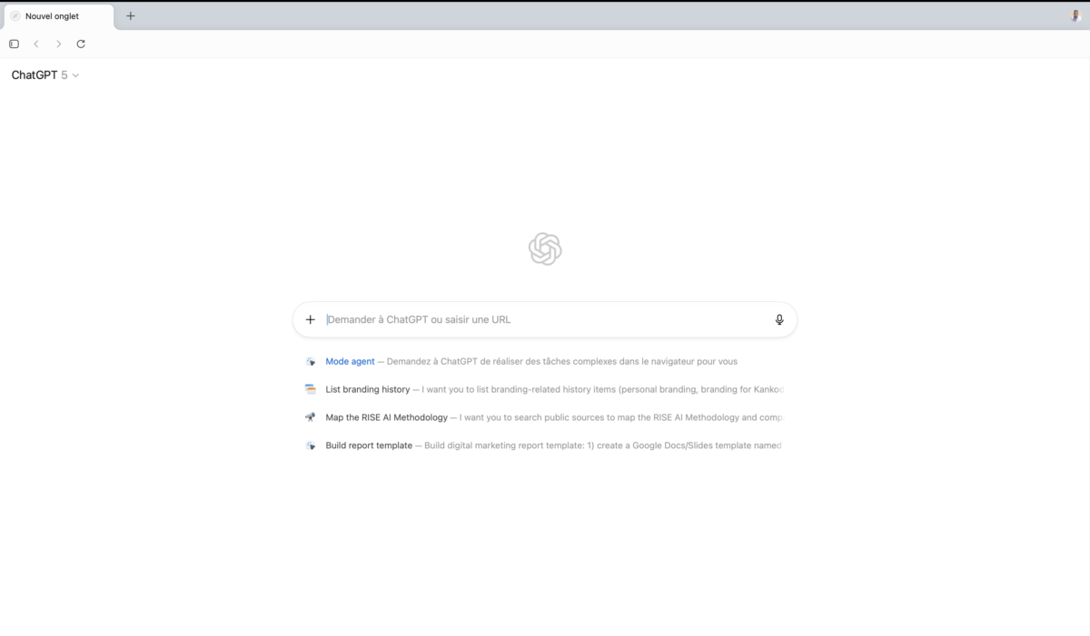 Interface Navigateur Atlas