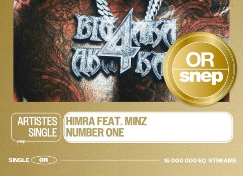Himra décroche son premier single d’or en France avec « Number One » feat. Minz