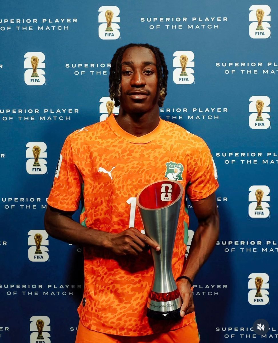 Yan Diomandé récompensé Superior Player of the Match à la Coupe du monde 2026