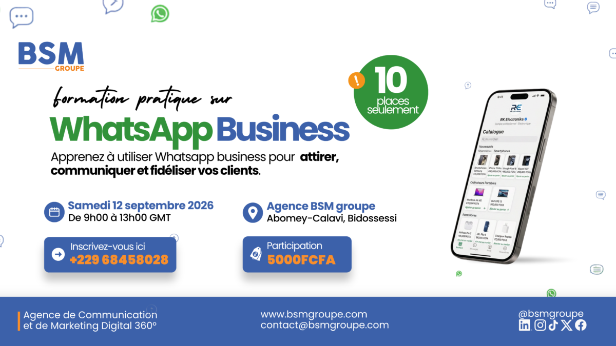 Formation pratique sur WhatsApp Business