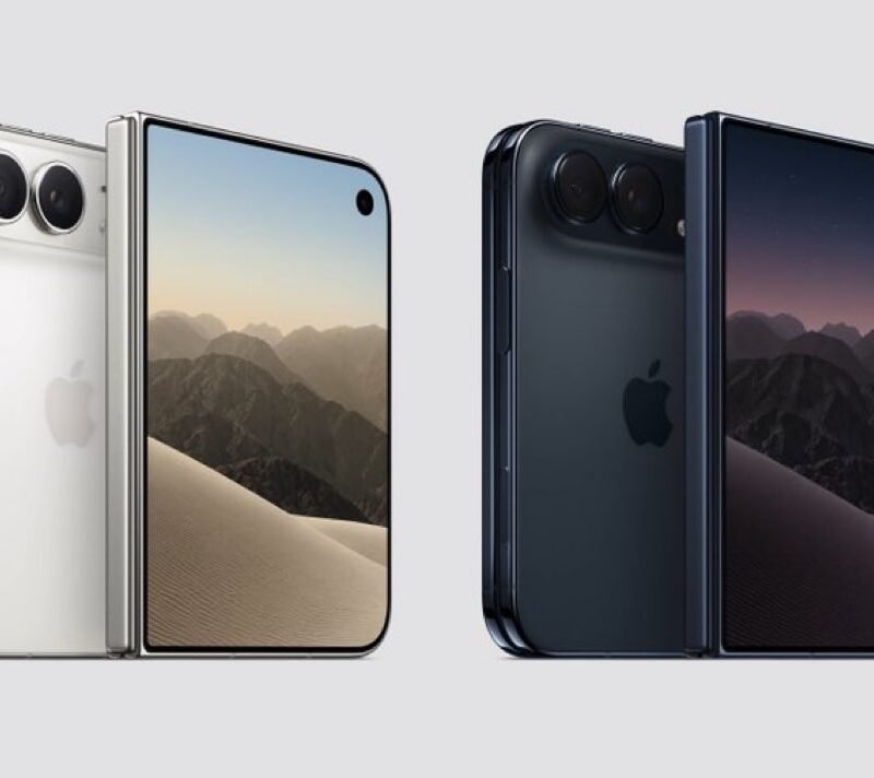 iPhone Duo dans ses deux coloris, Ciel nocturne et Blanc stellaire